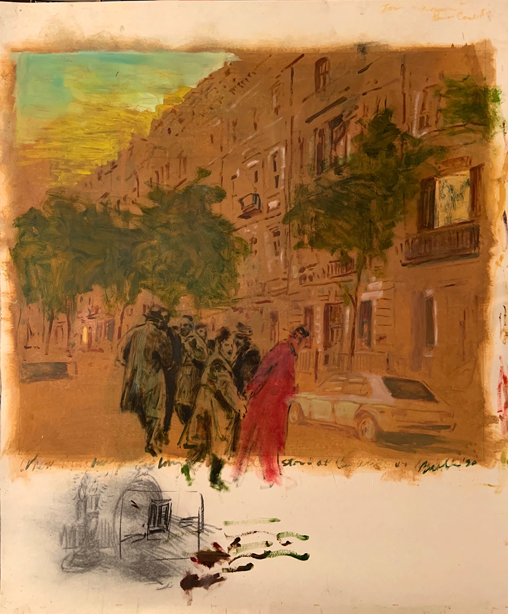 INTRIGUE • 1990 • n/a inches • Oil on Paper