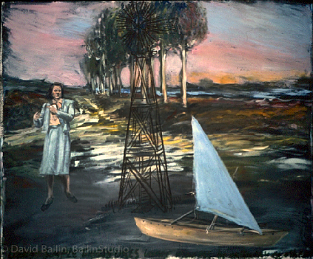 LIFE'S SIMPLE PLEASURES • 1988 • 37 x 42 inches • Oil on Paper