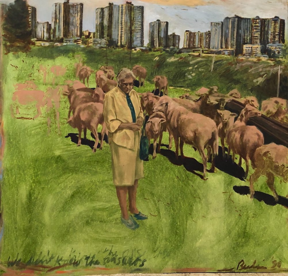 WE DIDN'T KNOW THE ANSWERS • 1990 • Oil On Paper